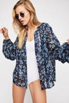 Take Me Out Printed Buttondown By Free People